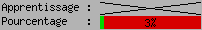 Apprentissage : no% - Progression : 3%